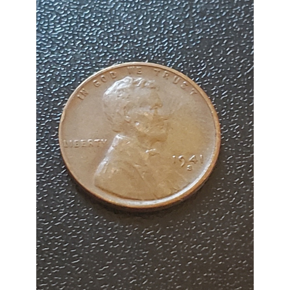 1941-S Lincoln‎ Cent" Actual Coin In Photo 1941-S